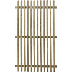 Φράχτης Ξύλινος Κάγκελο με Κολωνάκια (3x3cm) 90x(Υ)180cm