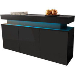 Μπουφές Glossa 160 με LED-Mauro