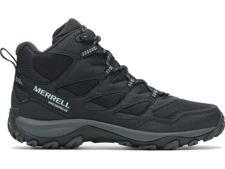 Merrell West Rim Ανδρικά Ορειβατικά Μποτάκια Αδιάβροχα Μαύρα J036641