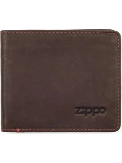 Leather Wallet Brown Zippo 2005117