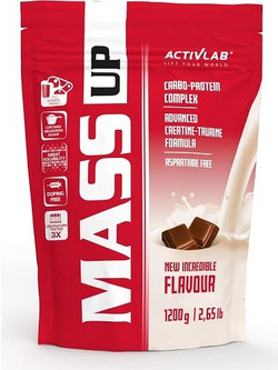Activlab Mass Up Chocolate Πρωτεΐνη Ορού Γάλακτος Όγκου 1.2kg