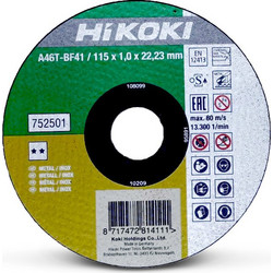 HIKOKI ΔΙΣΚΟΣ ΚΟΠΗΣ (INOX) 115X1 FLAT