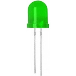 LED 10mm ΠΡΑΣΙΝΟ 60mcd 60 BULK L-813GD KGB Τεμάχια:100 01.020.0043