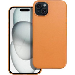 Θήκη κινητού Forcell Leather Mag Cover Compatible with MagSafe for iPhone 15 Plus Orange