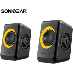 SonicGear Quatro 2 Ηχεία Υπολογιστή 2.0 6W Black Orange
