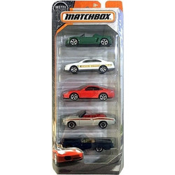 Mattel Matchbox Αυτοκινητάκια Σετ Των 5 Διάφορα Σχέδια C1817