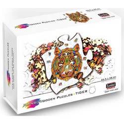 Puzzle Eureka 3D Puzzles Co. Rainbow Wooden Tiger 3D 138 Κομμάτια