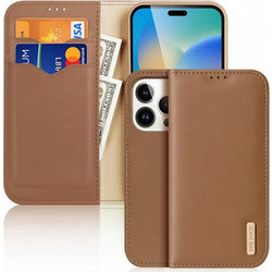 Dux Ducis Hivo Leather Wallet Brown (iPhone 14 Pro Max)