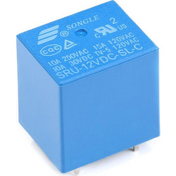 SRU-12VDC-SL-C Μίνι Ρελέ Πλακέτας 12V DC 1 Επαφής 250V 10A 2 Θέσεων (NO/NC)