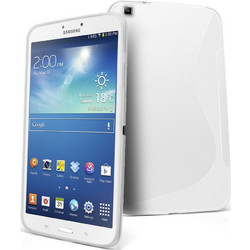 Θήκη Σιλικόνης για το Samsung Galaxy Tab 3 (7) T210 7" Λευκή (OEM)