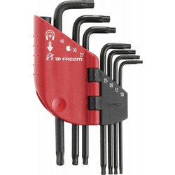 Facom - Set με 7 κλειδιά TAMPER TORX(R) / RESISTORX(R) κεφαλή σφαιρίδιο 89SR.J7PB