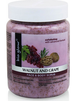 Bio Glow Walnut & Grape Face & Body Peeling Προσώπου 500ml