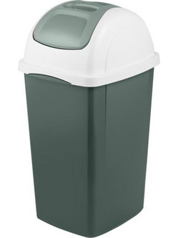 BAMA Κάδος Απορριμμάτων 33lt 30x33x59cm 1.75kg Πλαστικός Επαγγελματικός/Οικιακός με Παλλόμενο Καπάκι Κυπαρισσί - Κυπαρισσί