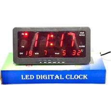 LED DIGITAL CLOCK 1008 DAY/TIME/ALARM