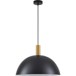 Home Lighting Κρεμαστό Φωτιστικό Οροφής Μονόφωτο E27 Χρυσό SE21-GM-4-MS50 77-8592