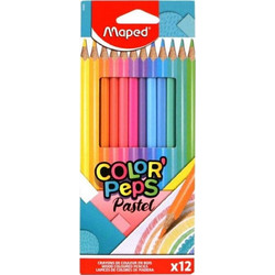 Maped Color'Peps Pastel Ξυλομπογιές Σετ 12τμχ