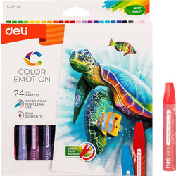 DELI ΛΑΔΟΠΑΣΤΕΛ 24 ΧΡΩΜΑΤΑ COLOR EMOTION