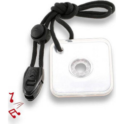 Barbaric 33954 Reflective Keyring w/ Whistle