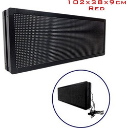 LED Κυλιόμενη πινακίδα Wifi με Κόκκινο φωτισμό μονής όψης 220V 102x38x9cm 17959018