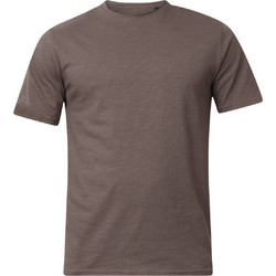 Zero RAW NECK BASIC T-SHIRT Ανθρακί