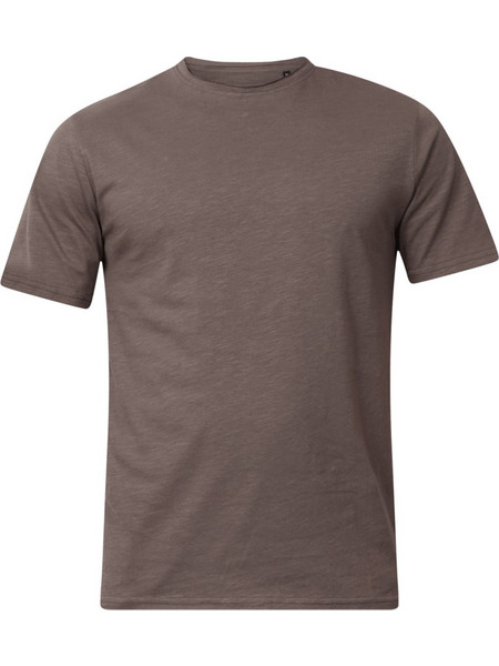 Zero RAW NECK BASIC T-SHIRT Ανθρακί