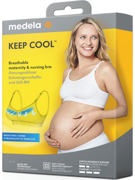 MEDELA KEEP COOL BRA ΣΤΗΘΟΔΕΣΜΟΣ ΕΓΚΥΜΟΣΥΝΗΣ ΘΗΛΑΣΜΟΥ ΛΕΥΚΟ