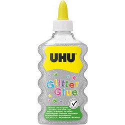 UHU GLITTER GLUE 185gr ΑΣΗΜΙ