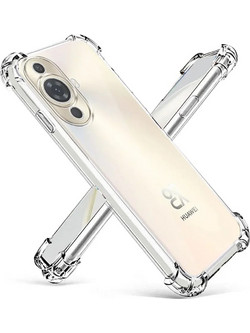 Techsuit Shockproof Clear Silicone - θήκη για Huawei nova 11 - Διάφανο