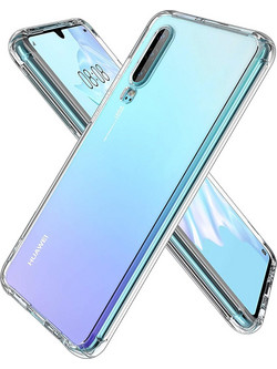 Techsuit Shockproof Clear Silicone - θήκη για Huawei P30 - Διάφανο