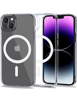 Techsuit MagSafe Pro Back Cover Transparent (iPhone 14)