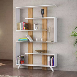 Megapap Rain Βιβλιοθήκη 120x19.5x162cm GP042-0098,1