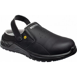 BENNON Σαμπό Μαύρο Δερμάτινο SB SLIPPER ESD Unisex BNN (007659)