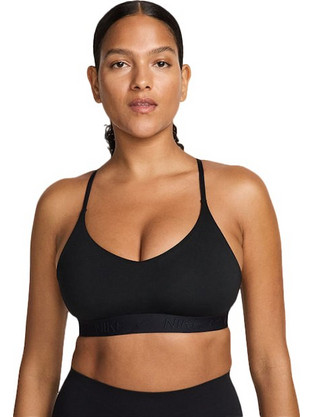 Nike Indy Αθλητικό Μπουστάκι με Χαμηλή Στήριξη & Αφαιρούμενη Ενίσχυση Μαύρο FD1062-010