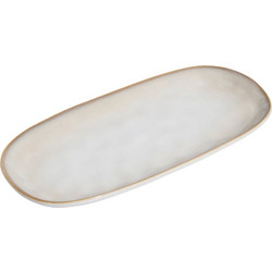 Πιατέλα Οβάλ Estia Vignette Stoneware 31cm Ivory 07-24321