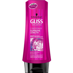 Schwarzkopf Gliss Supreme Length Conditioner για Επανόρθωση για Λιπαρά & Λεπτά Μαλλιά 200ml