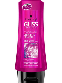 Schwarzkopf Gliss Supreme Length Conditioner για Επανόρθωση για Λιπαρά & Λεπτά Μαλλιά 200ml