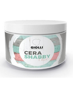Giolli 030 Shabby Chic La Cera Decorativa Κερί Ξύλου Έτοιμο προς Χρήση Πλατίνα 0.3lt