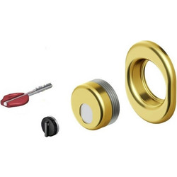 Μαγνητικό Defender Θωρακισμένης Πόρτας Disec MRM10800A για Κλειδαριές Mul-t-lock Omega Plus-Χρυσό