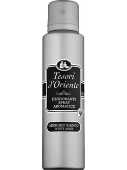 Tesori d'Oriente White Musk Ανδρικό Αποσμητικό Spray 24h Χωρίς Αλουμίνιο 150ml