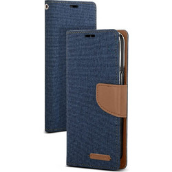 Mercury Canvas Diary Book Blue (iPhone 13 Pro)