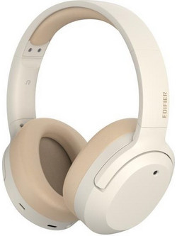 Edifier W820NB Plus Ασύρματα Bluetooth Ακουστικά Over Ear με Noise Cancelling Ivory