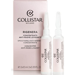 Collistar Rigenera Smoothing Anti-Wrinkle Concentrate Αντιγηραντικό Serum Προσώπου για Σύσφιξη με Υαλουρονικό 2x10ml