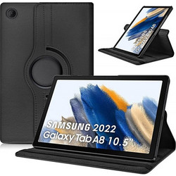Θήκη Tablet OEM Rotating για Samsung Tab X200/X205/X207 Tab A8 Flip cover Black