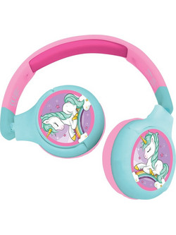 Lexibook Unicorn HPBT010 Ασύρματα Bluetooth Παιδικά Ακουστικά On Ear Ροζ Γαλάζια