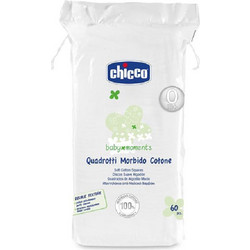Chicco Baby Moments Μαντηλάκια από Μαλακό Βαμβάκι, 60τμχ