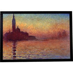 Αφίσα Claude Monet (San Giorgio Maggiore At Dusk) 61x91,5εκ Κορνίζα Ξύλινη Σε 10 Χρώματα Με Ακρυλικό Τζάμι Άθραυστο (K1041+PP34876)23