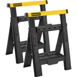 Stanley STST1-70559 Καβαλέτα Εργασίας Αναδιπλούμενα Σετ 2 Τεμ Black,Yellow