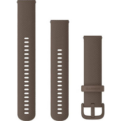 Garmin QuickFit 20mm Λουράκι Σιλικόνης Cocoa (Vivomove HR)