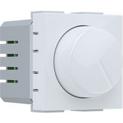 Διακόπτης MODYS περιστροφικός Α/Ρ DIMMER LED (7-110W) 2M 250VAC IP20 σε λευκό χρώμα - 10101412393