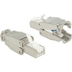 POWERTECH βύσμα δικτύου RJ45 CAB-N351, CAT 6A STP, tool-free, μεταλλικό